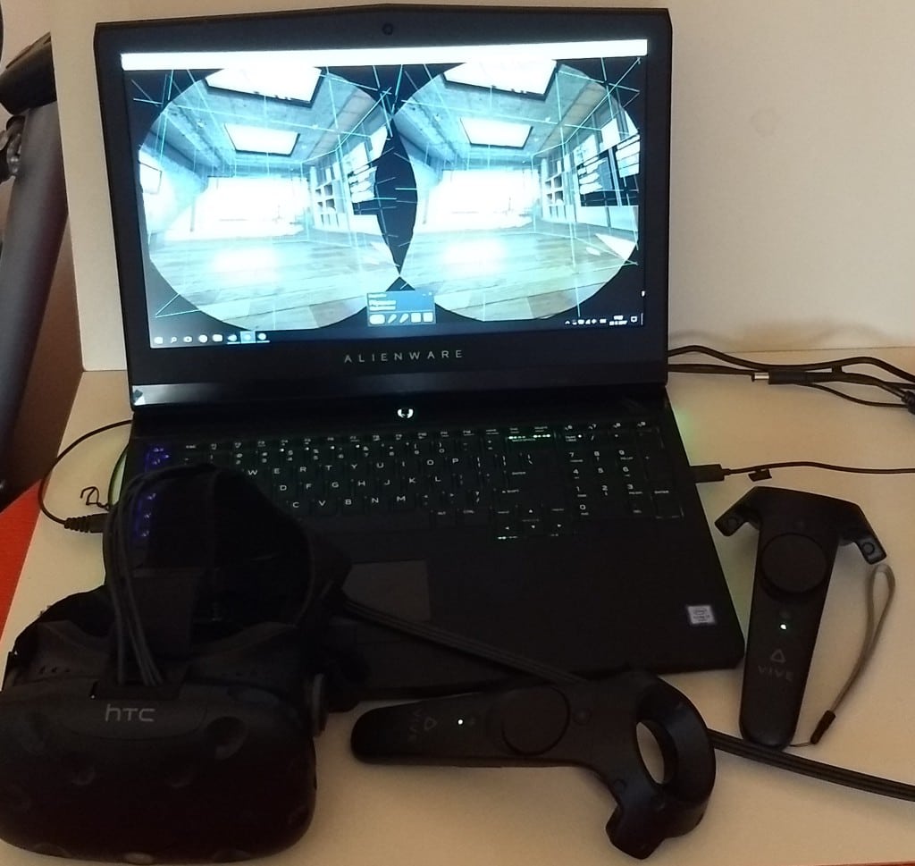 HTC Vive sme testovali s Alienware 17 R4 s grafikou GTX1060