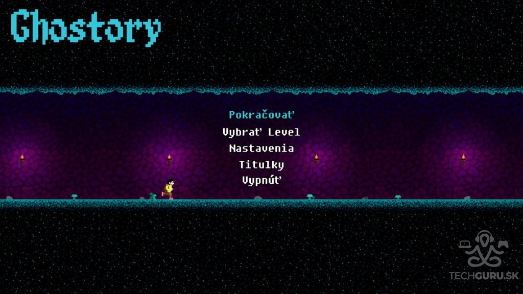 Ghostory screenshot menu