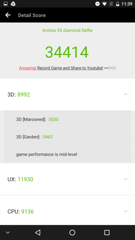 Archos 55 Diamond Selfie benchmark 02