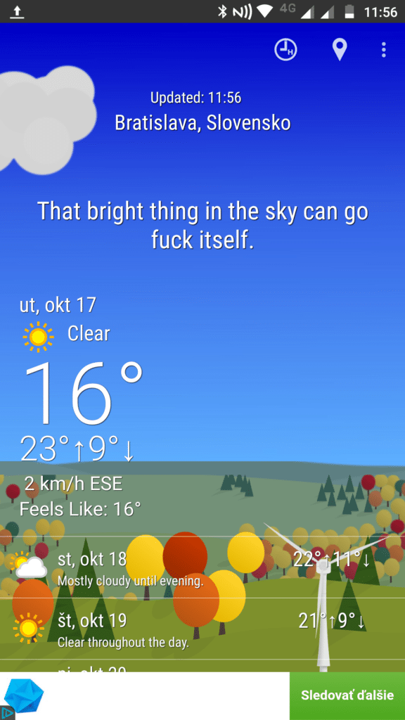 Vtipná predpoveď počasia - What The Forecast