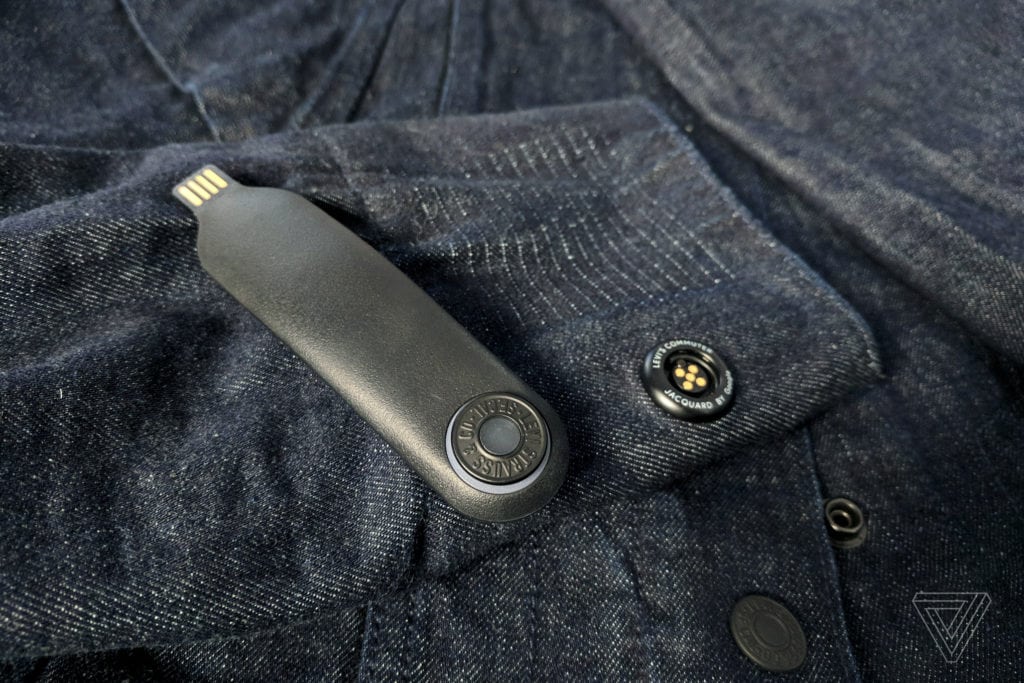 LEVI'S® COMMUTER„' TRUCKER JACKET WITH JACQUARD„' BY GOOGLE 01