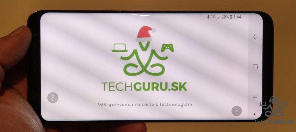 Samsung Galaxy S8 displej