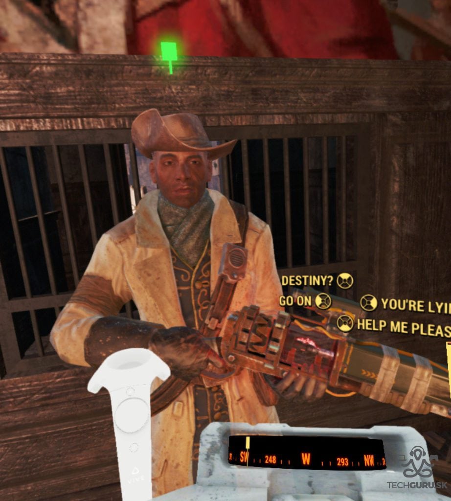 Fallout 4 VR recenzia Preston Garvey