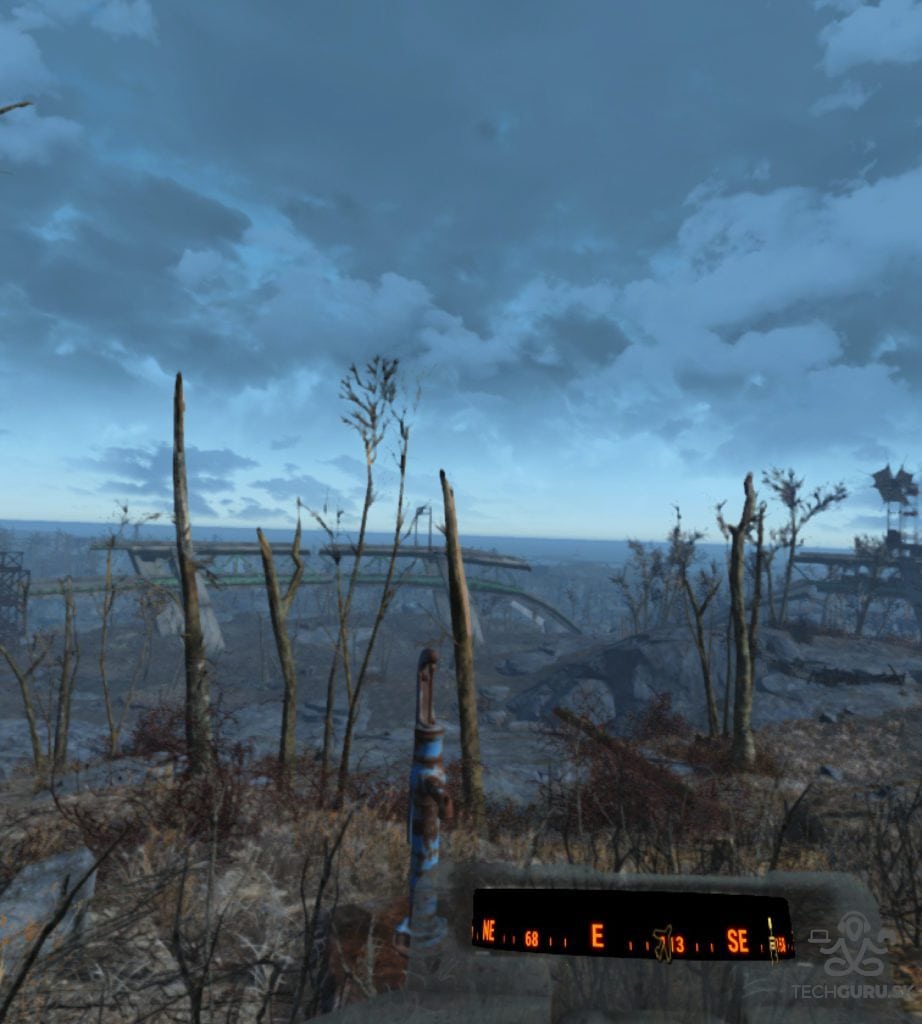 Fallout 4 VR recenzia pohľad do diaľky