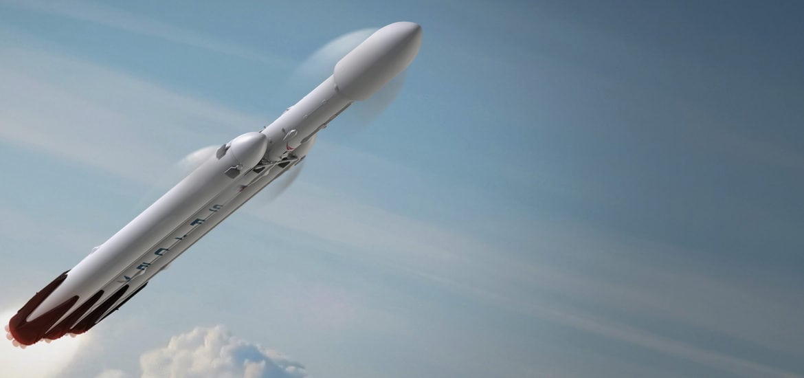 Falcon Heavy render
