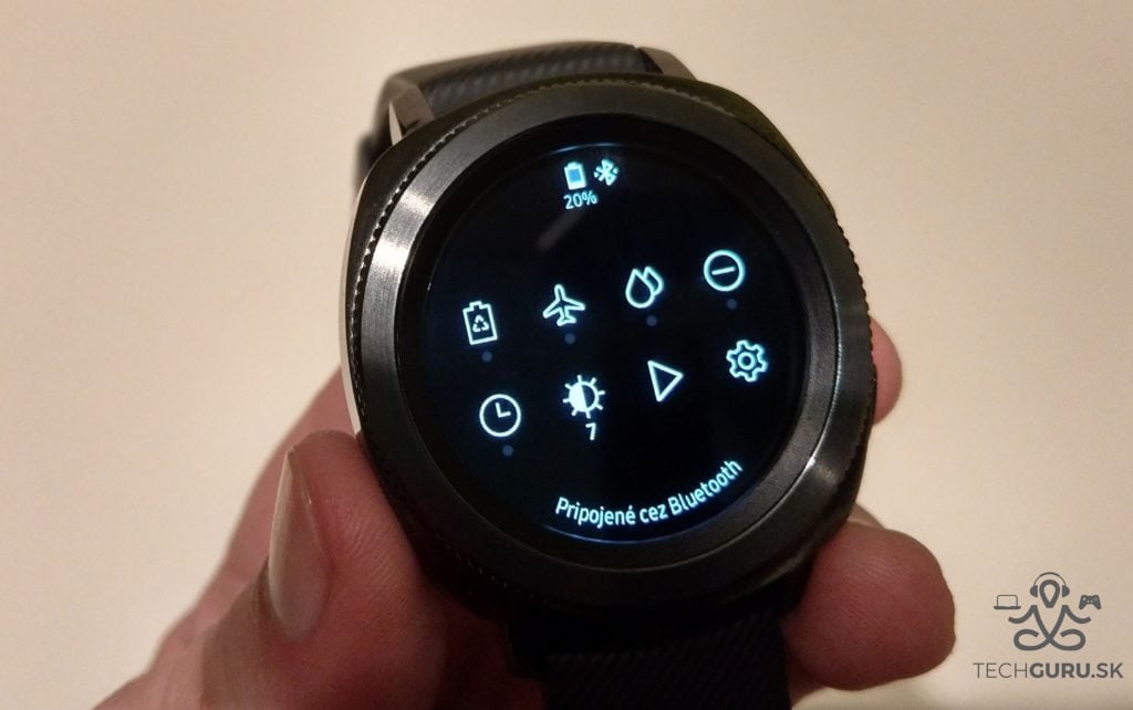 Samsung Gear Sport Moment bar