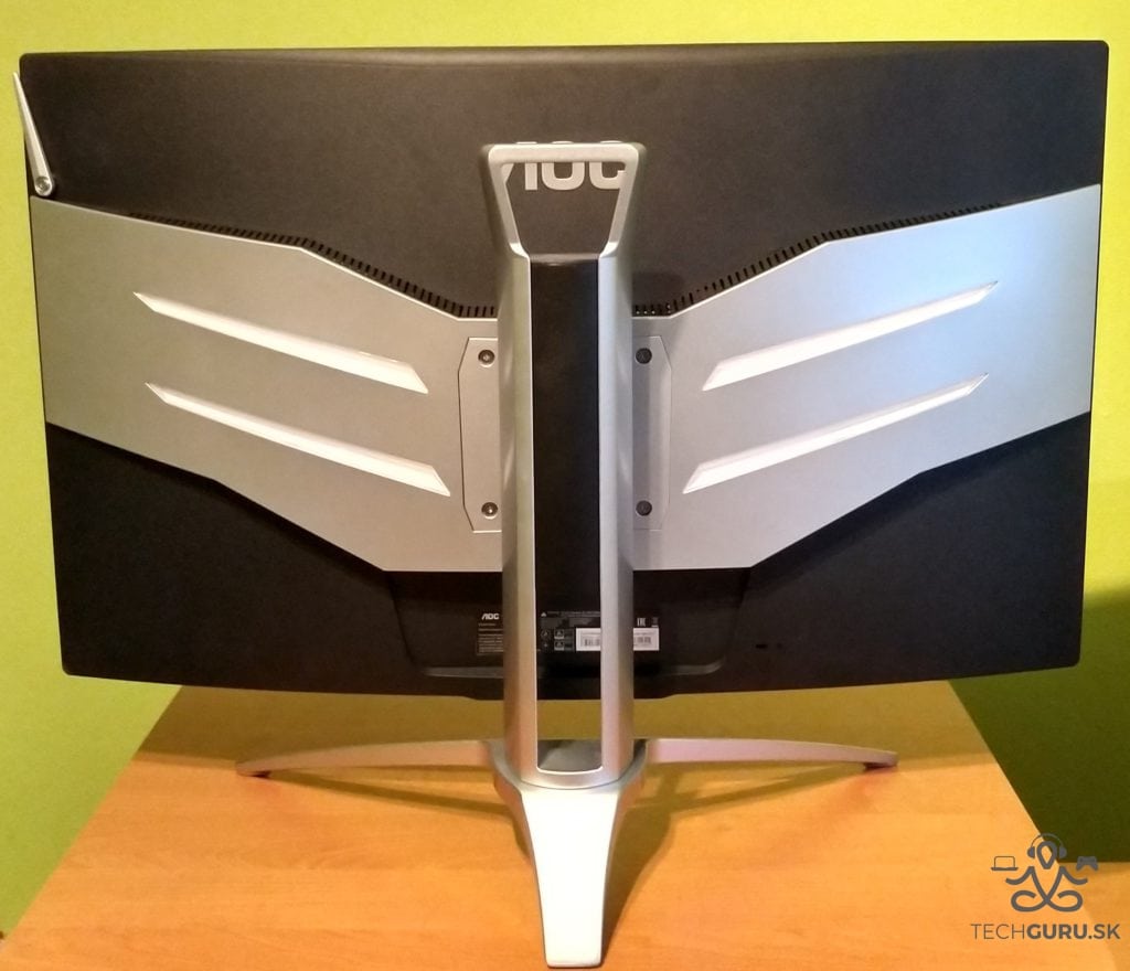 AOC AG322QCX recenzia zadná časť