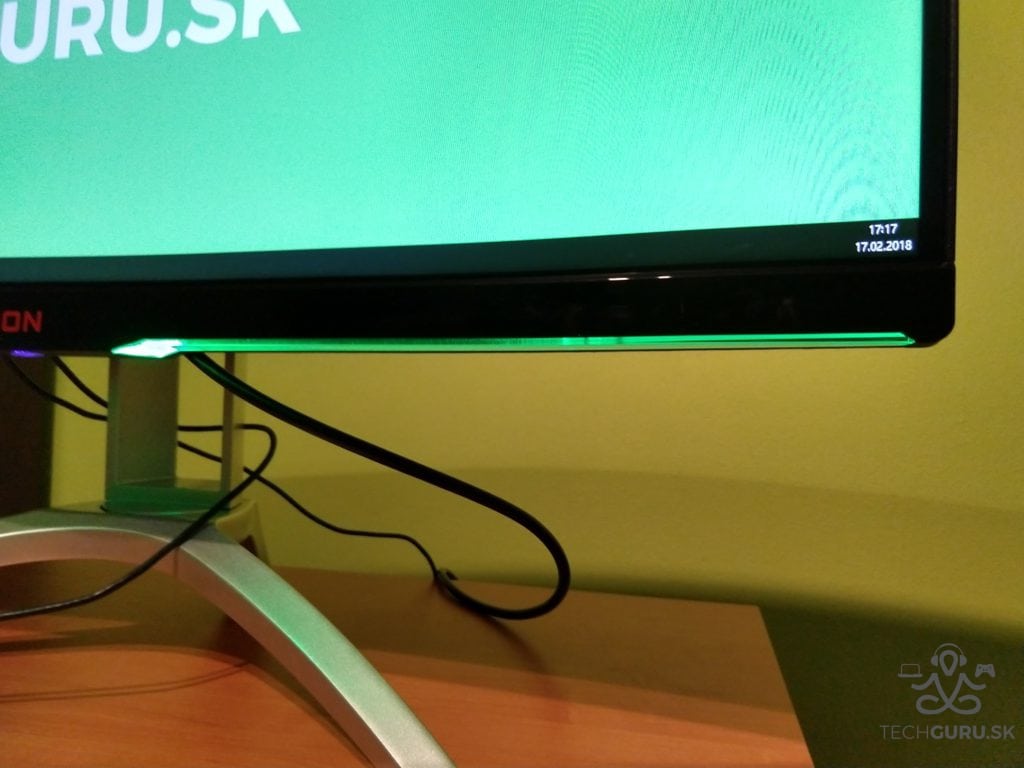 AOC AG322QCX recenzia rámiky