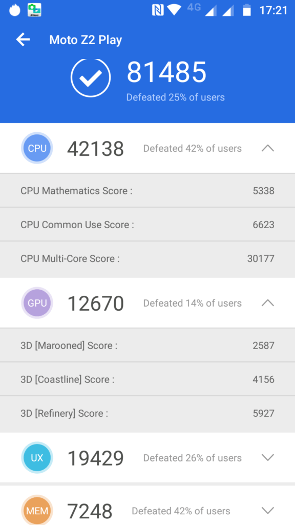 Motorola Moto Z2 Play a motomods Screenshot 02