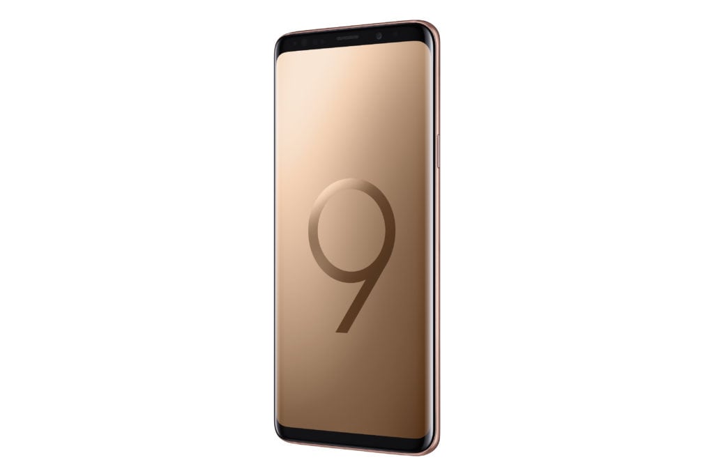 Samsung Galaxy S9+ Sunrise Gold 01