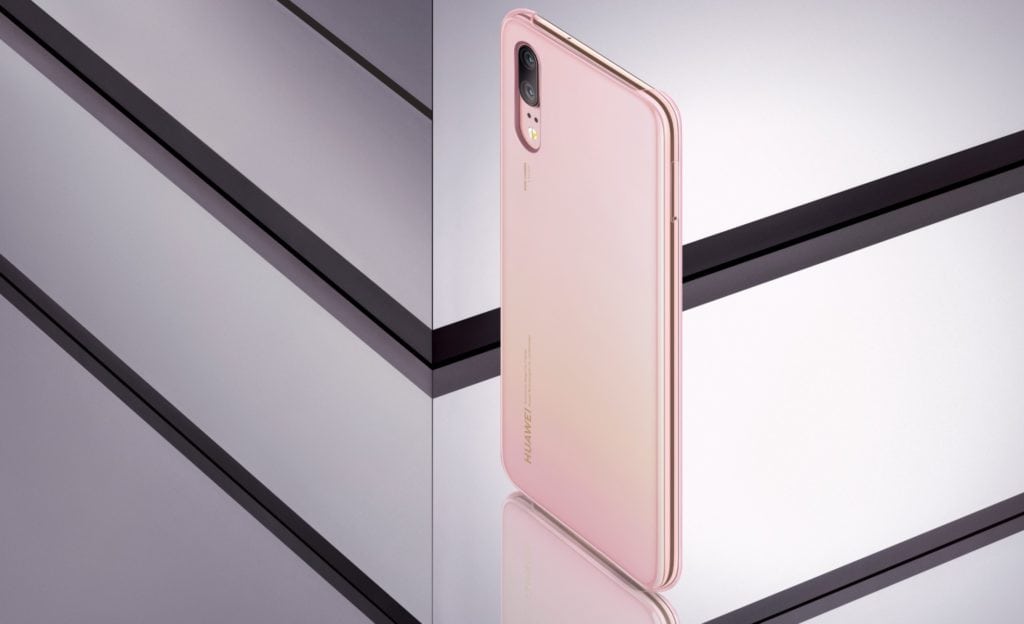 Huawei P20 _goldnpink case