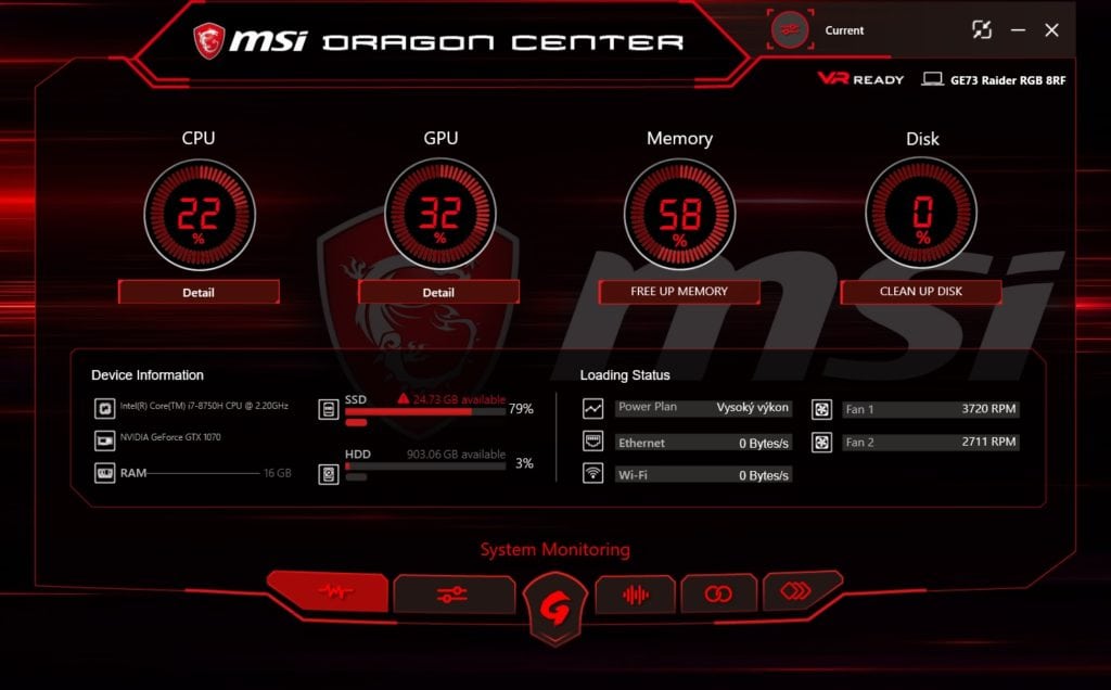 MSI Dragon Center
