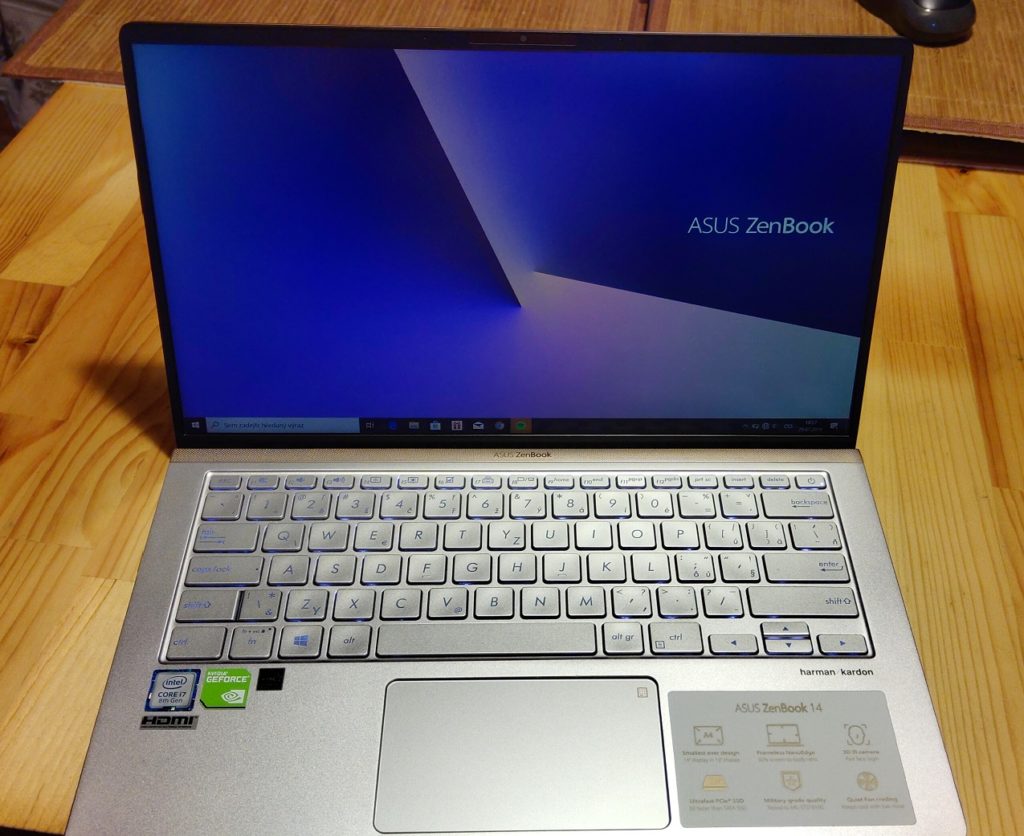 Asus ZenBook 14 recenzia celkový pohľad