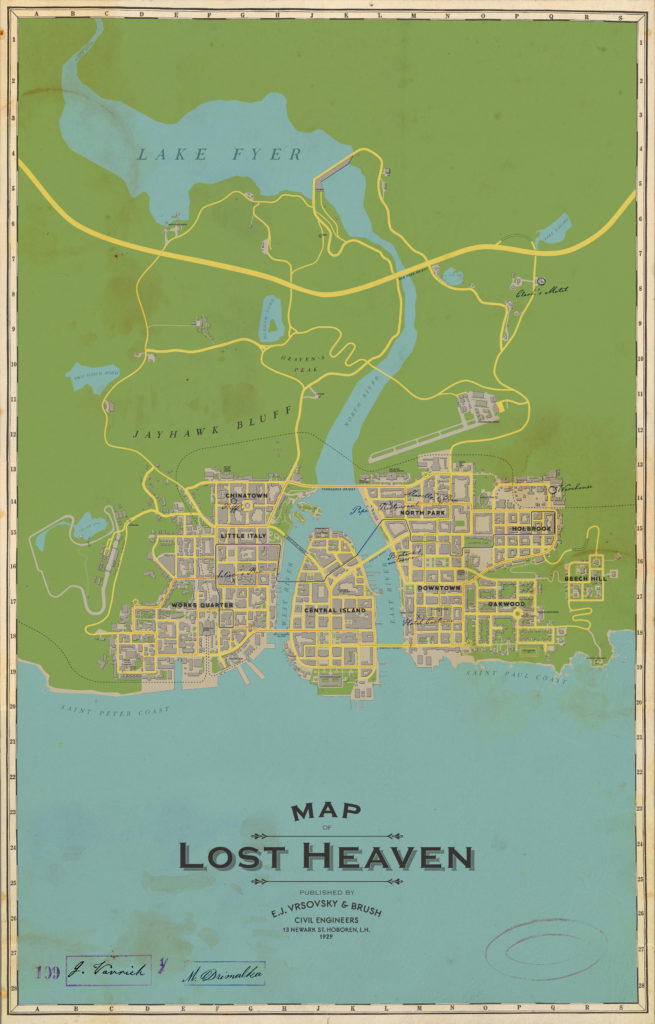 Mapa Lost Heaven - Mafia: Definitive Edition
