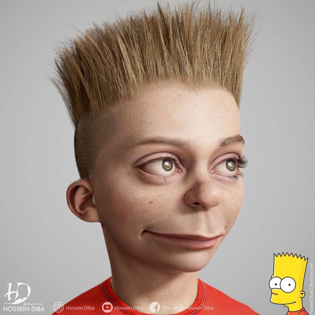 Simpsonovci ožili vďaka nadaniu Hosseina Dibu
