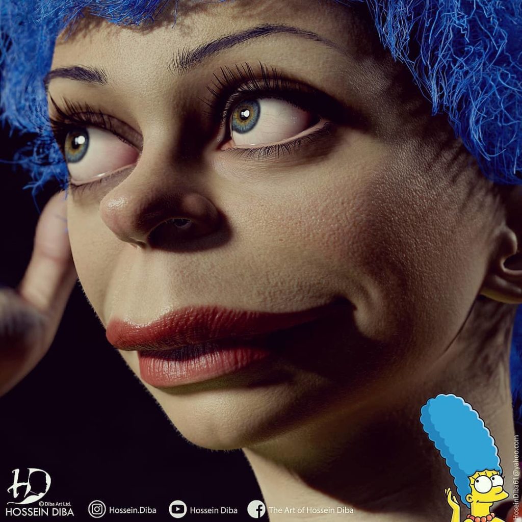 Simpsonovci ožili vďaka nadaniu Hosseina Dibu