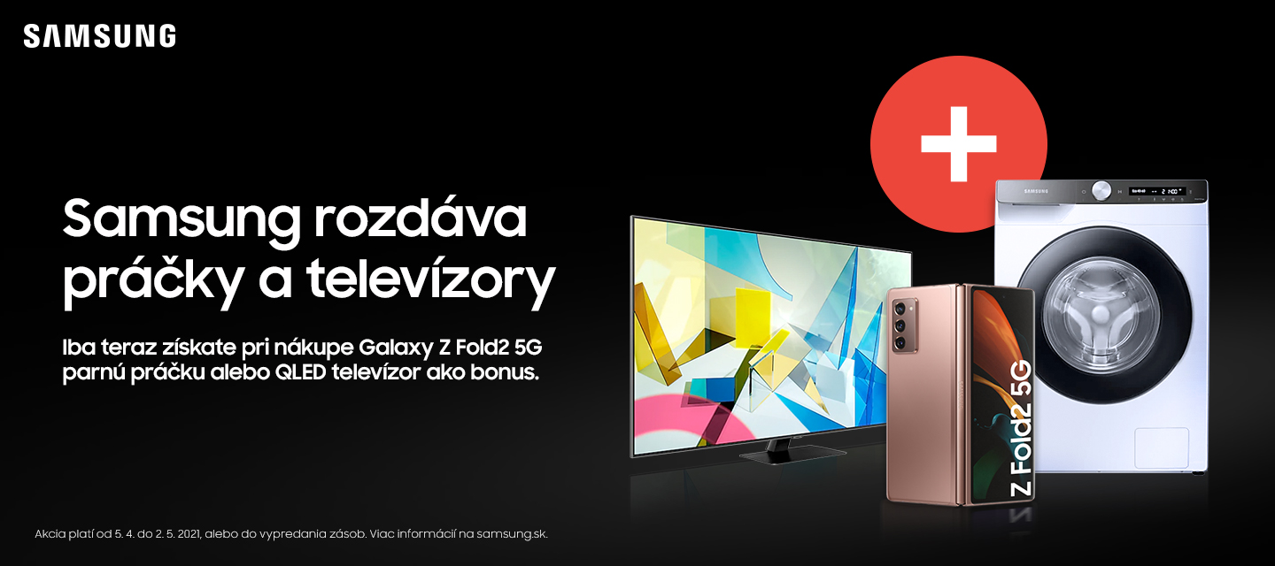Samsung dáva ku Galaxy Z Fold2 5G práčky, TV a soundbary