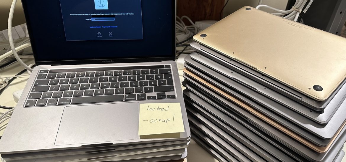 RelatÃ­vne novÃ© MacBooky vo veÄ¾kom konÄia v odpade. PreÄo?