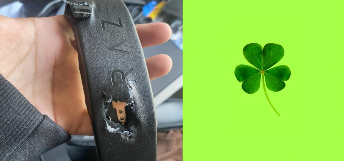 Razer headset ho zachrÃ¡nil pred guÄ¾kou do hlavy