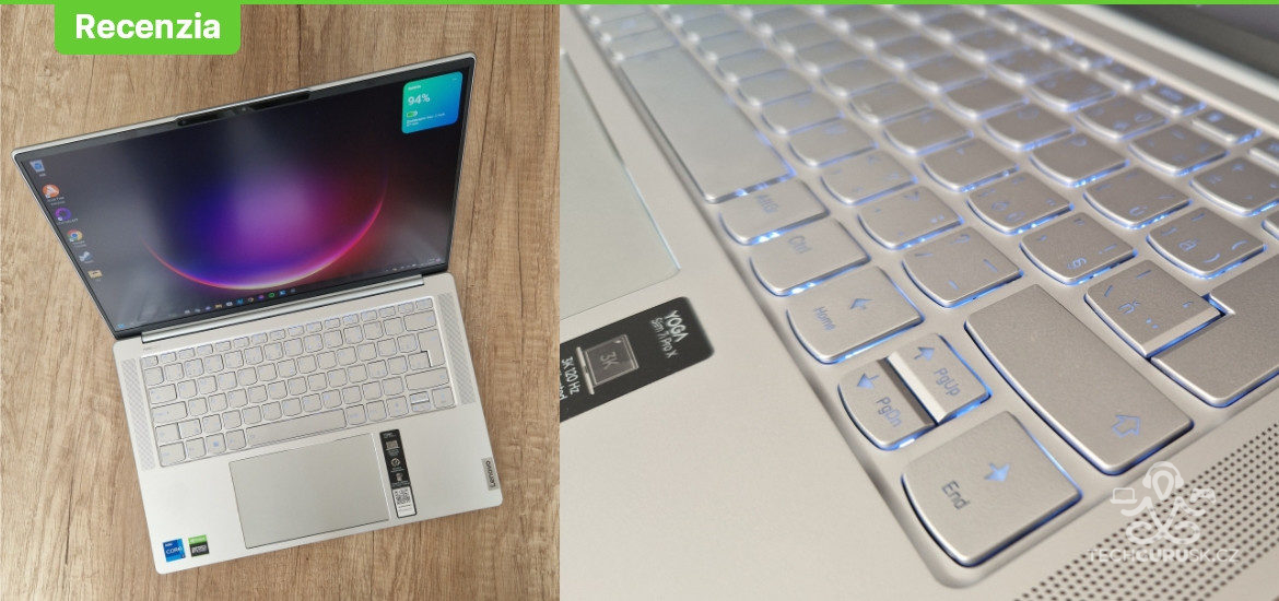 TEST: Lenovo Yoga Slim 7i Pro X. MalÃ½, Ä¾ahkÃ½ notebook s vysokÃ½m hernÃ½m vÃ½konom