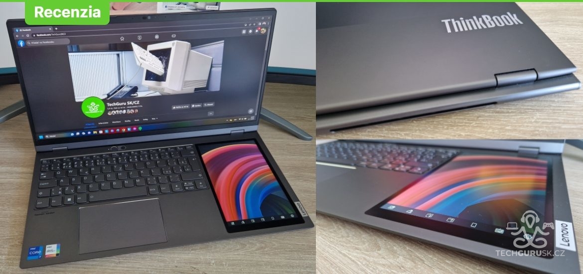 TEST: Lenovo ThinkBook Plus G3 mÃ¡ zvlÃ¡Å¡tny tvar a dva displeje