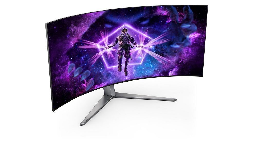 AGON PRO AG456UCZD je zakÅ™ivenÃ½ hernÃ­ OLED 44,5" monitor