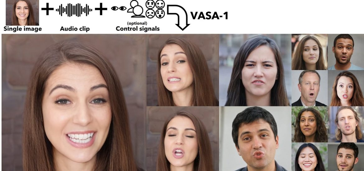 Microsoft vyvÃ­ja umelÃº inteligenciu VASA-1. Z fotky vytvorÃ­ video s hovoriacim avatarom