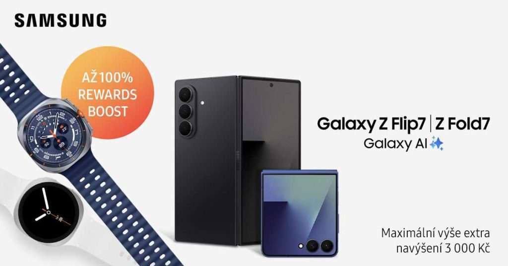 Samsung Galaxy Z Fold7 a Z Flip7 cena v Česku.
