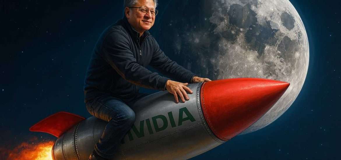 Nvidia má hodnotu 4 bilióny. Ovláda 97 % trhu s AI čipmi.