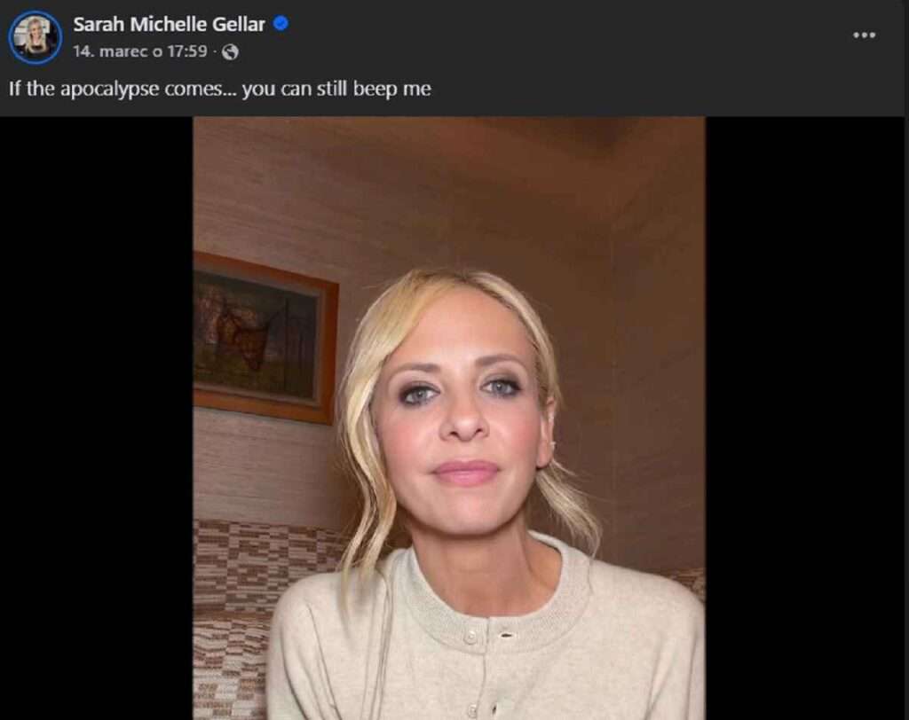 Sarah Michelle Gellar oznamuje, že nová Buffy je zrušená.