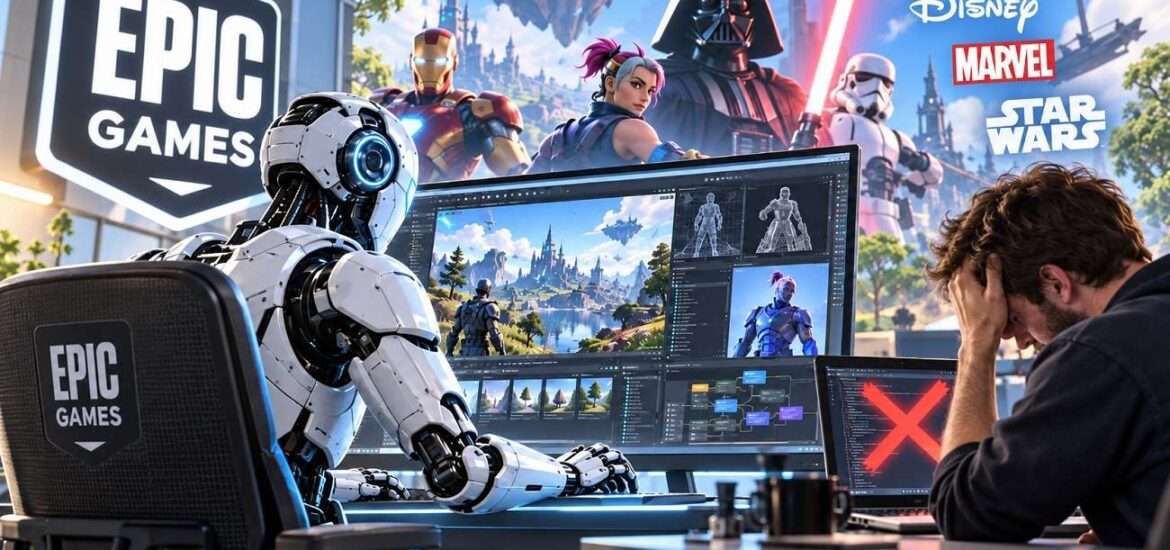 V Epic Games budú stroje vyvíjať hry. Ľudský kód si neškrtne, AI first